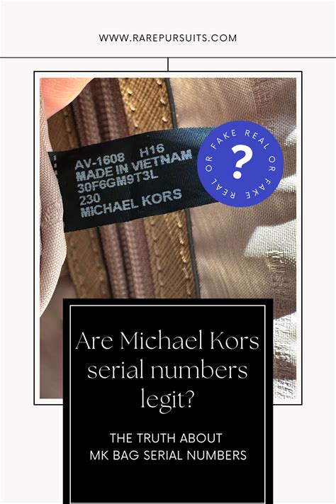 does michael kors purses have serial numbers|ebay Michael Kors handbags used.